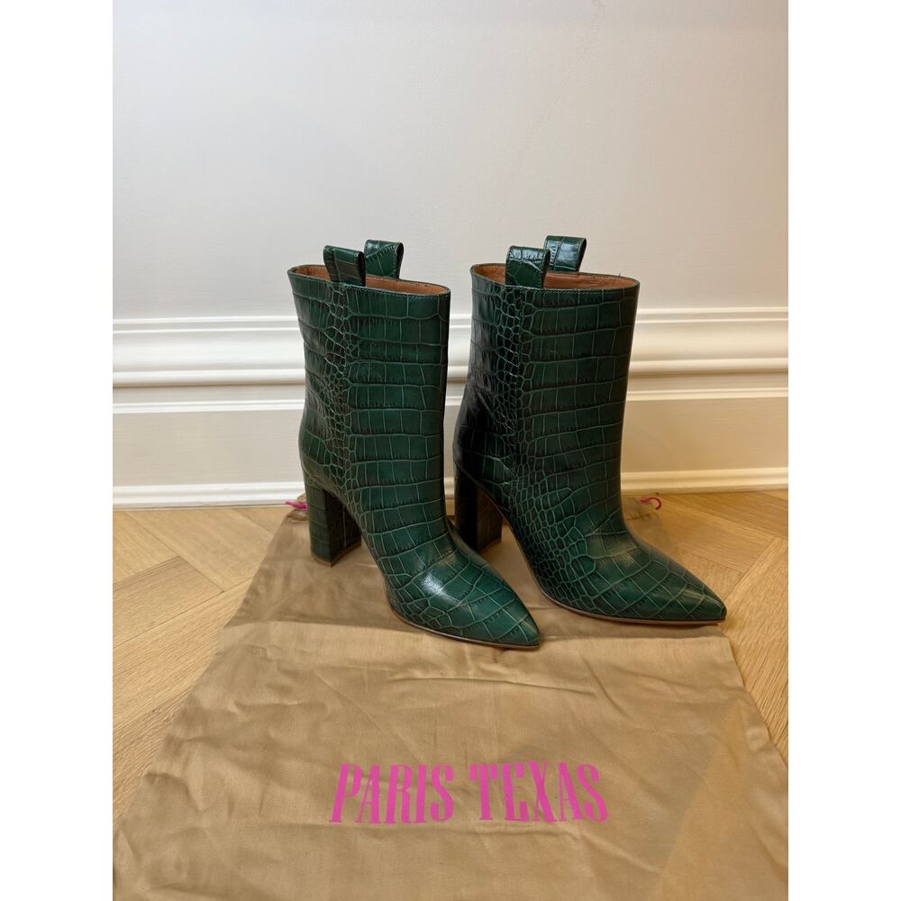Paris Texas Embossed Leather Boots EU 37 - Picture 1 of 9
